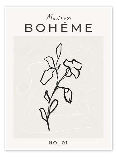 Poster Maison Bohéme No. 01