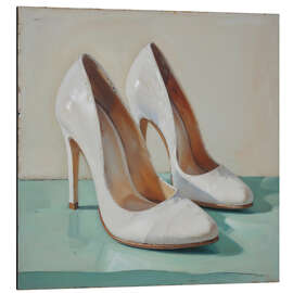 Alubild High Heels in Weiß II