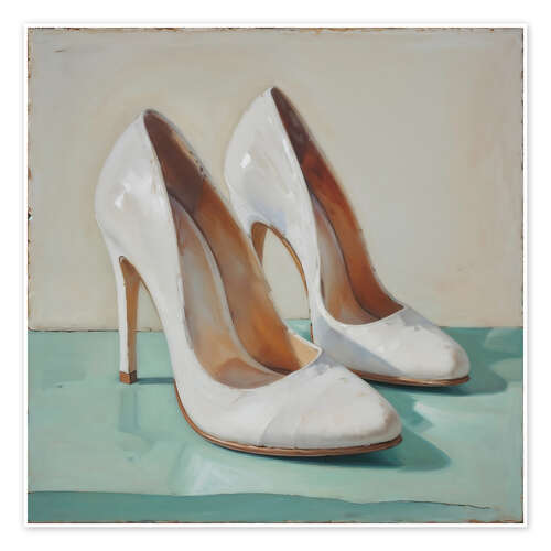 Póster High Heels in White