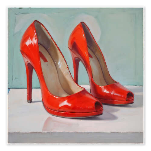 Póster High Heels in Red