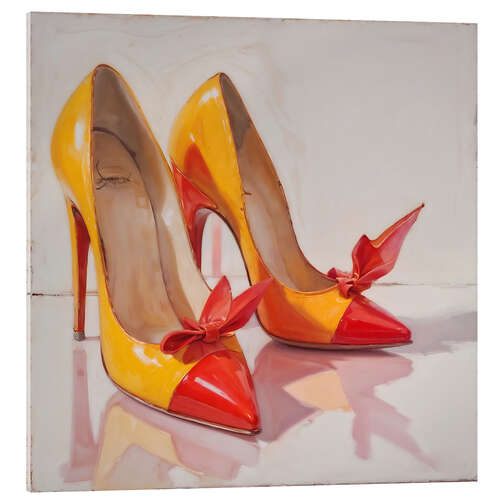 Cuadro de metacrilato High Heels in Orange