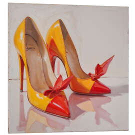 Tableau en PVC High Heels in Orange - Walter Fröhlich
