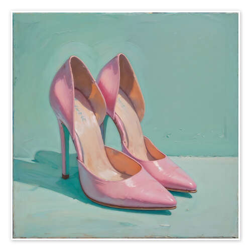 Póster High Heels in Pink I