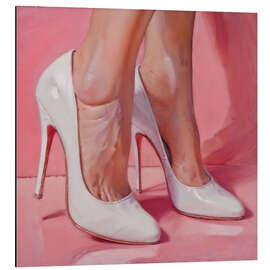 Alumiinitaulu Legs in White High Heels