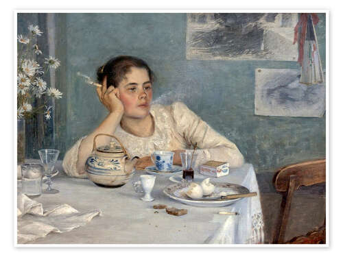 Póster After Breakfast, 1890