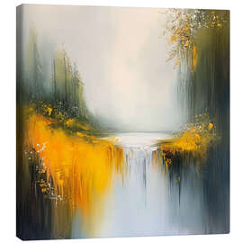 Canvas-taulu Abstract autumn lake