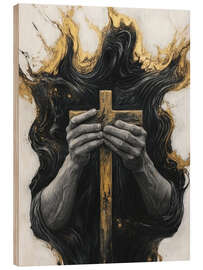 Cuadro de madera Burden of Belief
