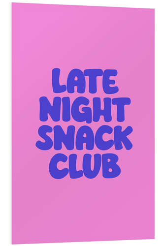 Cuadro de PVC Late Night Snack Club