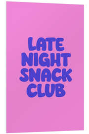 Cuadro de PVC Late Night Snack Club - apricot and birch