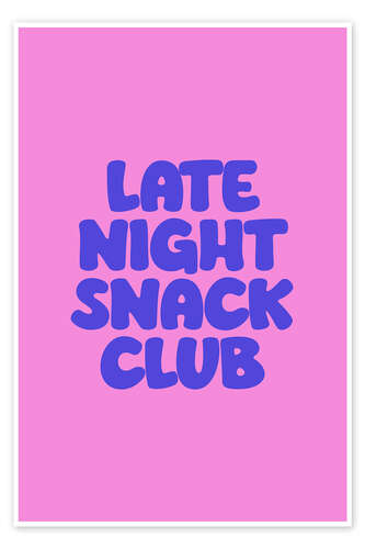 Juliste Late Night Snack Club