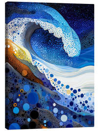 Canvas print Giant wave - Peter Roder