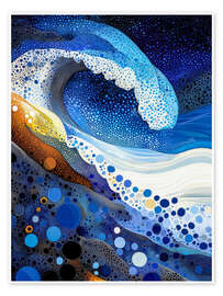 Veggbilde Giant wave - Peter Roder