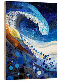 Obraz na drewnie Giant wave - Peter Roder