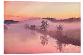Obraz na szkle akrylowym Before sunrise on the Ruhr - Bernhard Kaiser