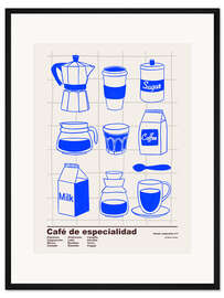Gerahmter Kunstdruck Café de especialidad - EL BUEN LIMÓN