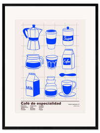 Framed art print Café de especialidad