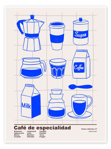 Póster Café de especialidad