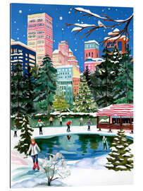 Gallery Print Schlittschuh laufen in New York City