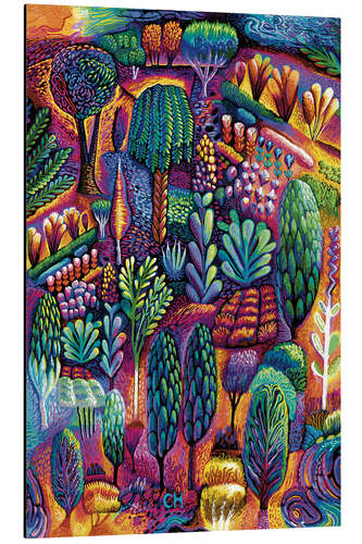 Tableau en aluminium Wild Botanical Garden