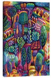 Canvas-taulu Wild Botanical Garden - Charles Harker