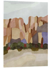 Acrylglasbild Rocky Mountain Landscape - Nikita Jariwala