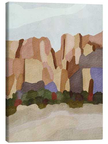 Canvas print Rocky Mountain Landscape