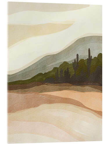 Cuadro de metacrilato Serene Desert Panorama