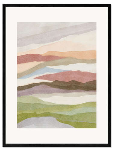 Stampa artistica con cornice Serene Abstract