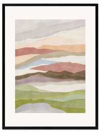 Innrammet kunsttrykk Serene Abstract