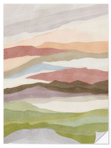Wandsticker Serene Abstract