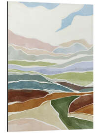 Alubild Abstract Rolling Hills - Nikita Jariwala