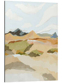 Alubild Ruhige Wüstenleinwand - Nikita Jariwala