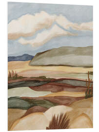 Print på skumplade Southwestern landscape