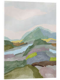 Quadro em acrílico Abstract Mountainscape - Nikita Jariwala