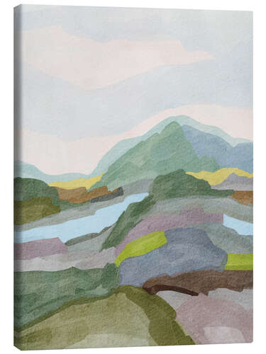 Lienzo Abstract Mountainscape