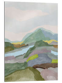 Gallery Print Abstrakte Berglandschaft
