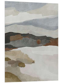 Print på skumplade Earthy Landscape