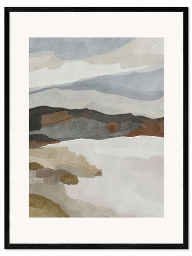 Stampa artistica con cornice Earthy Landscape