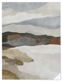 Sticker mural Earthy Landscape