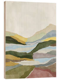 Cuadro de madera Misty Hills - Nikita Jariwala