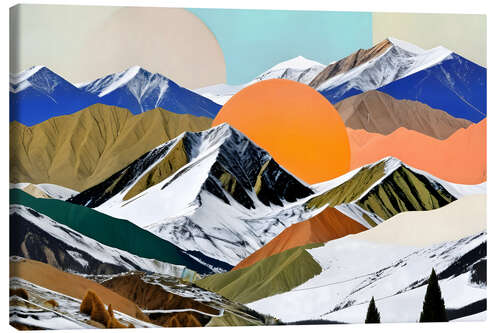 Canvas print Two Suns Rising