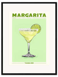 Plakat artystyczny premium w ramie Margarita, Tijuana 1930