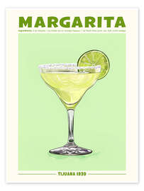 Poster Margarita, Tijuana 1930