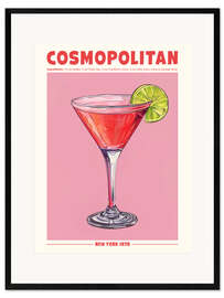 Impression artistique encadrée Cosmopolitan, New York 1970