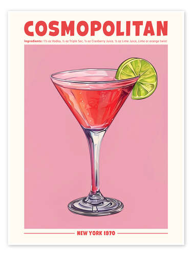 Poster Cosmopolitan, New York 1970