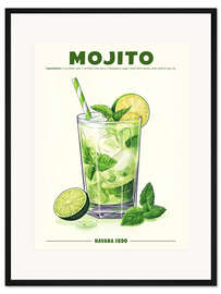 Gerahmter Kunstdruck Mojito, Havana 1890 - TAlex