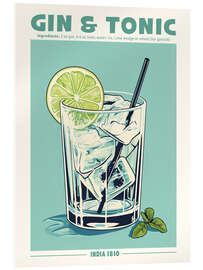 Acrylic print Gin and Tonic, India 1810 - TAlex