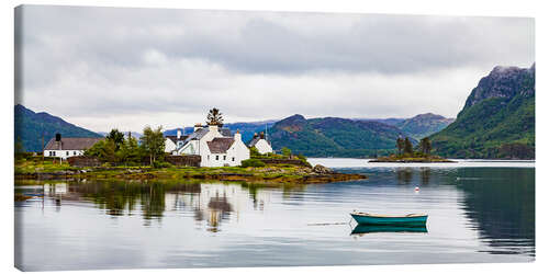 Canvas print Plockton in the Highlands of Scotland