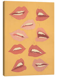 Tableau sur toile Playful Lips - ThingDesign