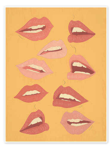 Poster Playful Lips